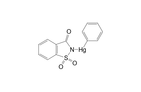 phenyl(1,1,3-trioxo-1,2-benzisothiazolin-2-yl) mercury