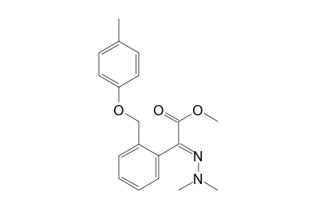 Benzeneacetic acid, alpha-(dimethylhydrazono)-2-[(4-methylphenoxy)methyl]-, methyl ester