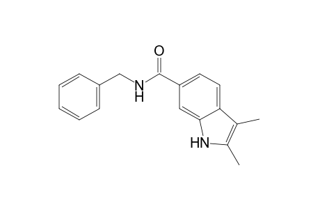 N-benzyl-2,3-dimethylindole-6-carboxamide
