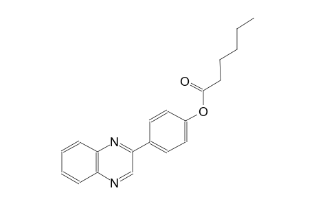 hexanoic acid, 4-(2-quinoxalinyl)phenyl ester