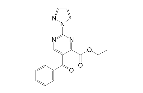 Ethyl 5-benzoyl-2-(1H-pyrazol-1-yl)pyrimidine-4-carboxylate