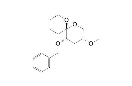 [3R*,5S*,6S*]-5-BENZYLOXY-3-METHOXY-1,7-DIOXASPIRO-[5.5]-UNDECANE