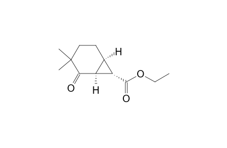 Bicyclo[4.1.0]heptane-7-carboxylic acid, 3,3-dimethyl-2-oxo-, ethyl ester, (1.alpha.,6.alpha.,7.alpha.)-