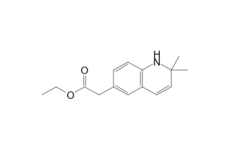 2-(2,2-dimethyl-1H-quinolin-6-yl)acetic acid ethyl ester