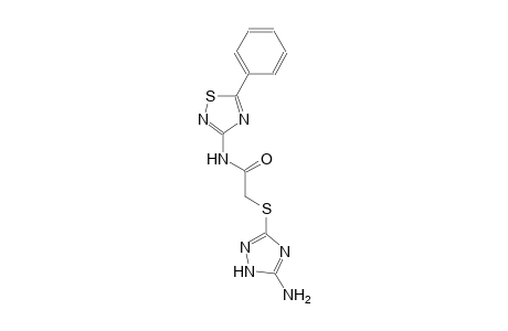 acetamide, 2-[(5-amino-1H-1,2,4-triazol-3-yl)thio]-N-(5-phenyl-1,2,4-thiadiazol-3-yl)-