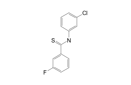 N-(3-chlorophenyl)-3-fluoro-thiobenzamide