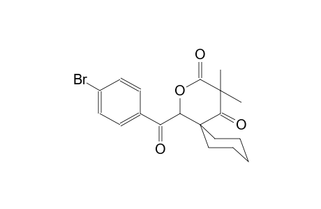 2-oxaspiro[5.5]undecane-3,5-dione, 1-(4-bromobenzoyl)-4,4-dimethyl-