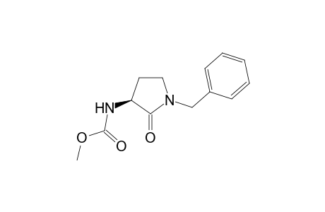 (S)-1-Benzyl-3-(N-methoxycarbonyl)amino-2-pyrrolidinone