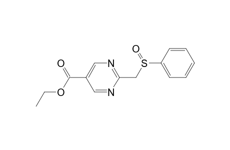 Ethyl 2-[(Phenylsulfinyl)methyl]pyrimidine-5-carboxylate