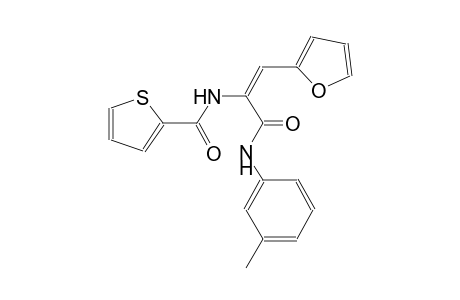 N-[(E)-2-(2-furyl)-1-(3-toluidinocarbonyl)ethenyl]-2-thiophenecarboxamide