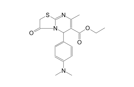 ethyl 5-[4-(dimethylamino)phenyl]-7-methyl-3-oxo-2,3-dihydro-5H-[1,3]thiazolo[3,2-a]pyrimidine-6-carboxylate