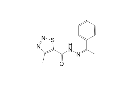 4-methyl-N'-[(Z)-1-phenylethylidene]-1,2,3-thiadiazole-5-carbohydrazide