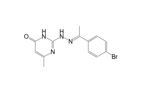 2-{(2E)-2-[1-(4-bromophenyl)ethylidene]hydrazino}-6-methyl-4(3H)-pyrimidinone