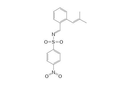 N-[2-(2'-METHYL-1'-PROPENYL)]-BENZILIDINE-4-NITRO-BENZENESULFONAMIDE