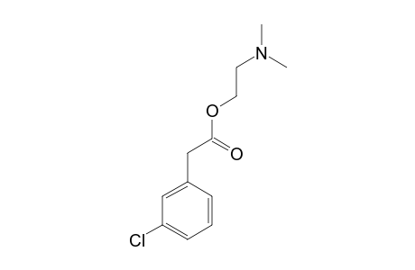 2-DIMETHYLAMINOETHYL-3-CHLOROPHENYLACETATE