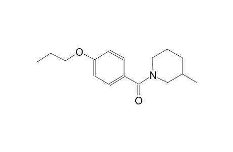 4-[(3-methyl-1-piperidinyl)carbonyl]phenyl propyl ether