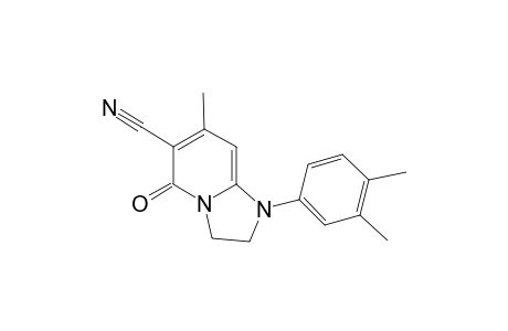 1-(3,4-Dimethylphenyl)-7-methyl-5-oxo-1,2,3,5-tetrahydroimidazo[1,2-a]pyridine-6-carbonitrile