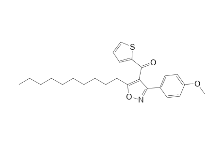 [5-n-decyl-3-(4-methoxyphenyl)isoxazol-4-yl](thiophen-2-yl)methanone