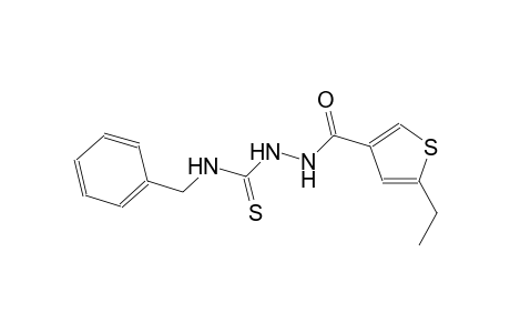 N-benzyl-2-[(5-ethyl-3-thienyl)carbonyl]hydrazinecarbothioamide