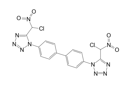 4,4'-Bis{5-[chloro(nitro)methyl]-1H-tetrazol-1-yl}biphenyl
