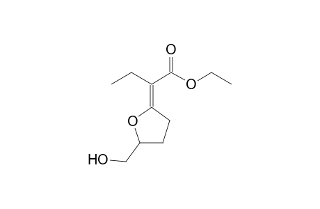 2-(1-Ethoxycarbonylpropylidene)-5-hydroxymethyltetrahydrofuran
