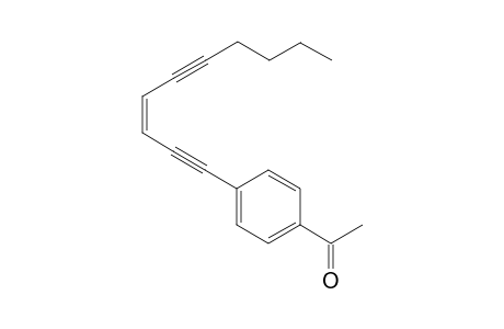 1-[4-[(Z)-dec-3-en-1,5-diynyl]phenyl]ethanone