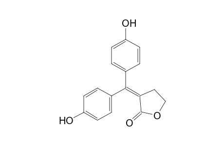 3-[bis(p-hydroxyphenyl)methylene]dihydro-2(3H)-furanone