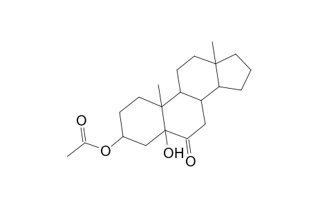 Androstan-6-one, 3-(acetyloxy)-5-hydroxy-, (3.beta.,5.alpha.)-