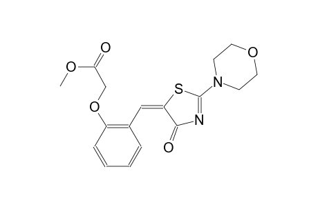 methyl {2-[(E)-(2-(4-morpholinyl)-4-oxo-1,3-thiazol-5(4H)-ylidene)methyl]phenoxy}acetate