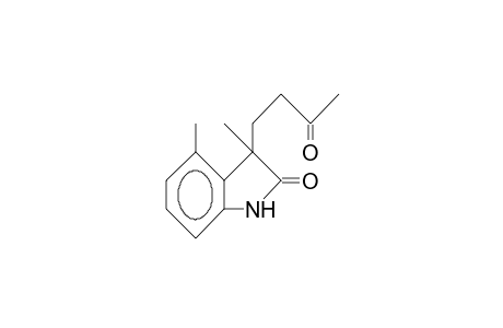 3,4-Dimethyl-3-(3-oxidanylidenebutyl)-1H-indol-2-one