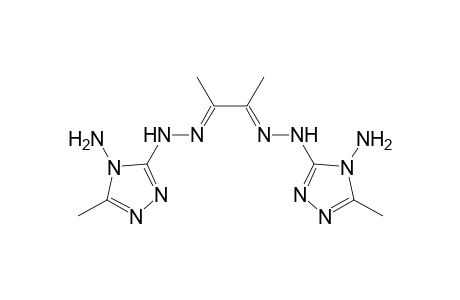 (2E,3E)-2,3-Butanedione bis[(4-amino-5-methyl-4H-1,2,4-triazol-3-yl)hydrazone]