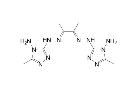 (2E,3E)-2,3-Butanedione bis[(4-amino-5-methyl-4H-1,2,4-triazol-3-yl)hydrazone]