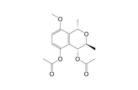 (1S,3S,4R)-4,5-Diacetoxy-3,4-dihydro-1,3-dimethyl-8-methoxy-2-benzopyran