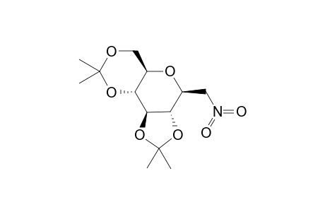 2,6-Anhydro-1-deoxy-3,4 : 5,7-di( O-isopropylidene)-1-nitro-D-glycero-D-gulo-heptitol