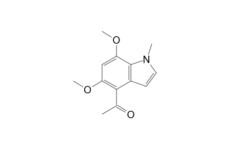 4-Acetyl-5,7-dimethoxy-1-methylindole
