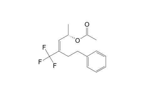 (2R,3E)-6-PHENYL-4-(TRIFLUOROMETHYL)-3-HEXEN-2-YL-ACETATE