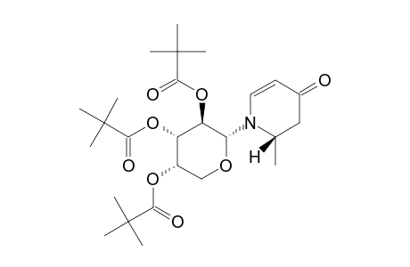 (2S)-N-(2',3',4'-TRI-O-PIVALOYL-ALPHA-D-ARABINOPYRANOSYL)-2-METHYL-5,6-DEHYDROPIPERIDIN-4-ONE