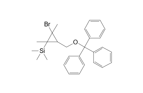 1-Bromo-1,2-dimethyl-2-(trimethylsilyl)-3-(trityloxymethyl)cyclopropane