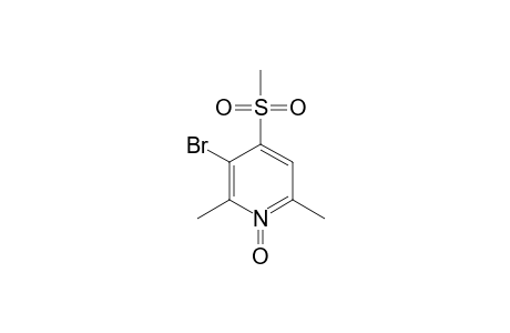 3-BROMO-4-METHYLSULFONYL-2,6-DIMETHYLPYRIDINE-N-OXIDE