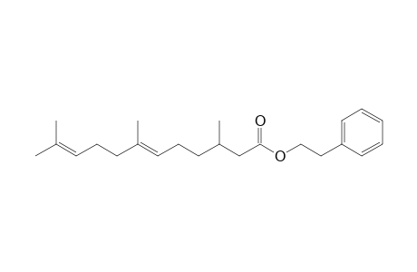 2-phenylethyl (E)-2,3-dihydrofarnesoate