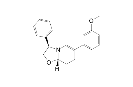 (3R,8aS)-(-)-6-(3-Methoxyphenyl)-3-phenyl-3,7,8,8a-tetrahydro-2H-oxazolo[3,2-a]pyridine