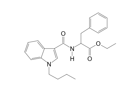 Ethyl 2-([(1-butyl-1H-indol-3-yl)carbonyl]amino)-3-phenyl propanoate