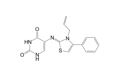 (Z)-5-((3-Allyl-4-phenylthiazol-2(3H)-ylidene)amino)pyrimidine-2,4(1H,3H)-dione