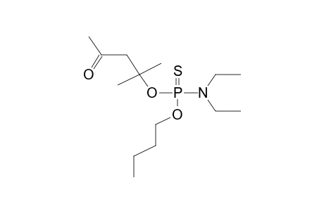 N,N-DIETHYLAMIDO-O-BUTYL-O-(2-METHYL-3-ACETYLPROP-2-YL)THIOPHOSPHATE