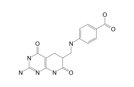 4-[N-(2-AMINO-4,7-DIOXO-3,4,5,6,7,8-HEXAHYDROPYRIDO-[2,3-D]-PYRIMIDIN-6-YLMETHYL)-AMINO]-BENZOIC-ACID