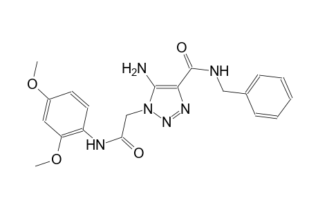 5-amino-N-benzyl-1-[2-(2,4-dimethoxyanilino)-2-oxoethyl]-1H-1,2,3-triazole-4-carboxamide