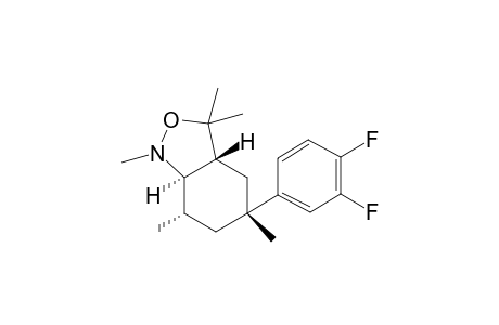 rac-(3aR,5R,7S,7aR)-5-(3,4-difluorophenyl)-1,3,3,5,7-pentamethyloctahydrobenzo[c]isooxazole