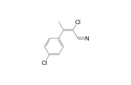 2-Butenenitrile, 2-chloro-3-(4-chlorophenyl)-