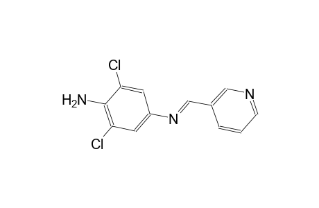 1,4-benzenediamine, 2,6-dichloro-N~4~-[(E)-3-pyridinylmethylidene]-