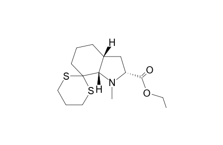 (2S,4S,9R) Ethyl 1-methyl-7-(propane-1,3-diyldithio)octahydroindole-2-carboxylate